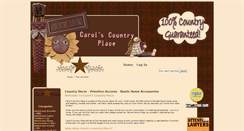 Desktop Screenshot of carolscountryplace.com