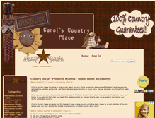 Tablet Screenshot of carolscountryplace.com